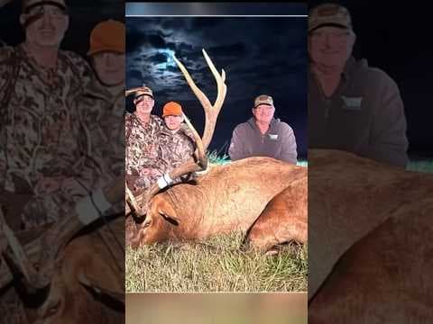 This 13-year-old shot his first elk, and boy, is it a doozy.