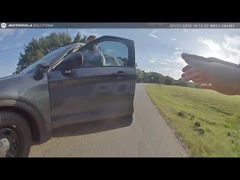BODY CAM: Seagoville police officer dragged by suspect driving his patrol car