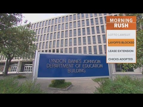 Department of Education layoffs blocked