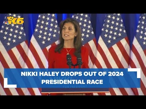 Nikki Haley drops out of 2024 Republican presidential race