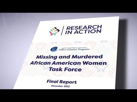 Proposed office would address concerns of missing, murdered Black women and girls