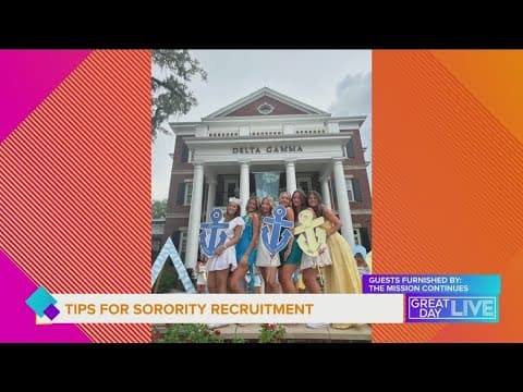Tips for Sorority Recruitment