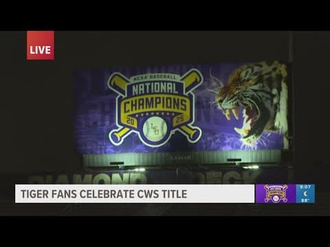 LSU's Baseball National Championship Celebration at Alex Box Stadium