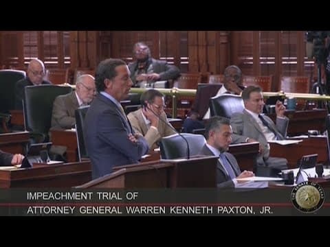 Team coverage: Ken Paxton impeachment trial heads into day 8