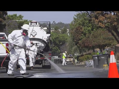 Recovery efforts underway in Tierrasanta following plane crash, some families return home