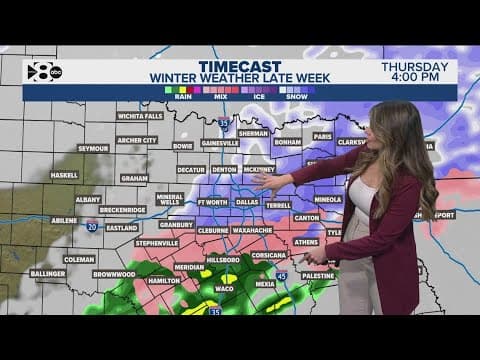 DFW Weather: Latest forecast for snow this week and how much snow North Texas could get