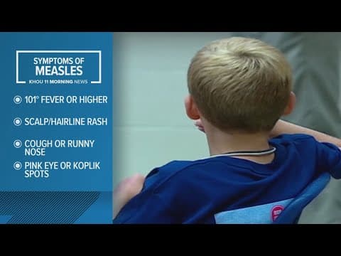 Measles cases reported in Texas as vaccine rate against the disease has fallen