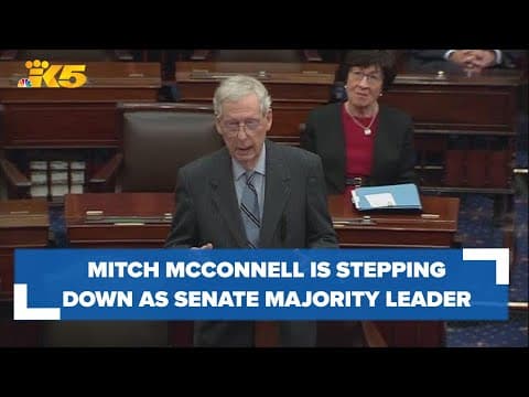 Mitch McConnell stepping down as Senate Majority Leader