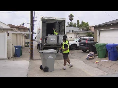 City of San Diego begins to roll out new gray trash bins