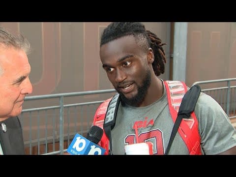 Ohio State CB Denzel Burke talks about interception: 'It’s just a great way to start off the season’