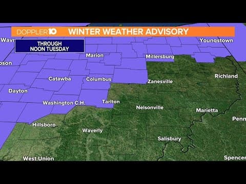 Tracking freezing rain in Ohio: Winter Weather advisories issued for Franklin, other counties