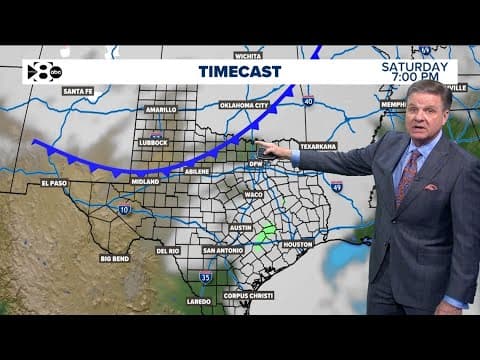 DFW Weather: Clear skies until weekend cold front brings scattered showers