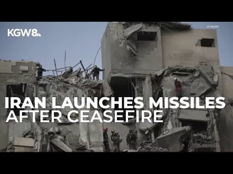 Four dead in Israel as Iranian strike hits hours after ceasefire deadline