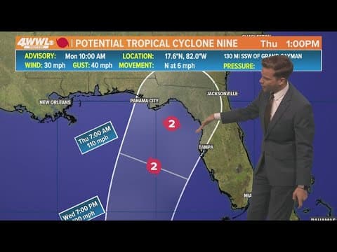 New Orleans Weather: Less hot weather later this week as we watch the tropics