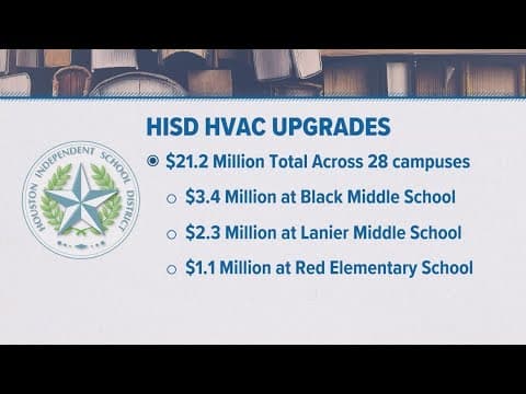 Houston ISD commits $40M for HVAC and roofing upgrades