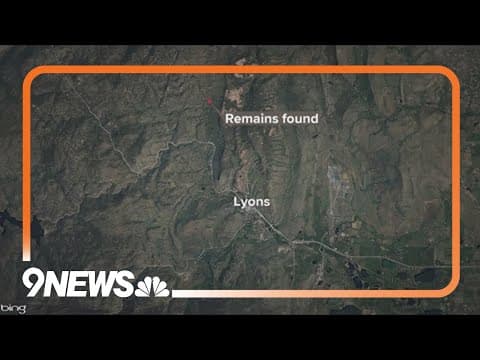 Remains found in Boulder County identified; murder suspect in custody