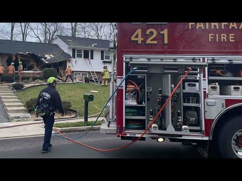 LIVE: Car pulled from Fairfax Co. home