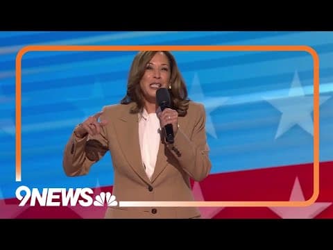 Kamala Harris surprises crowd at Democratic National Committee