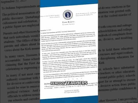Todd Rokita urges Indiana superintendents to remove teachers posting about Charlie Kirk's murder