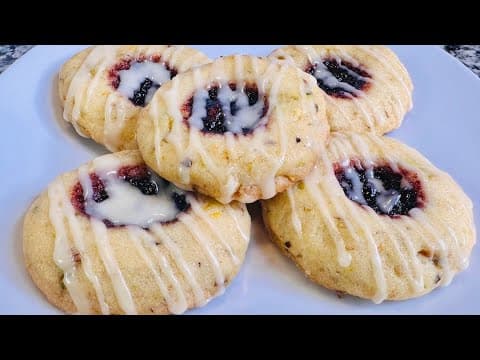Brittany’s Bites: Lemon pistachio blackberry thumbprint cookies