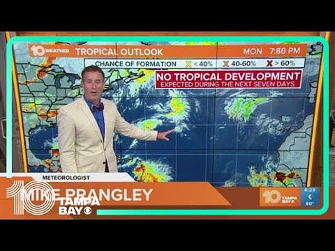 Tracking the Tropics: No tropical development expected over the next week