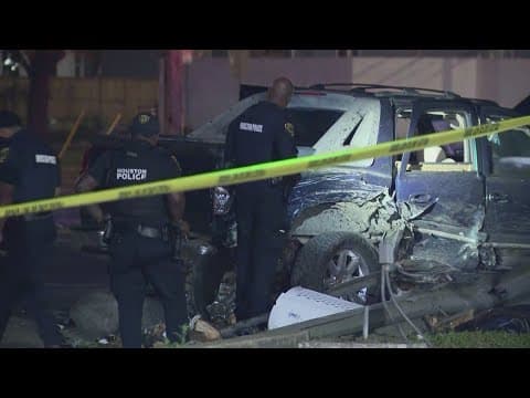 SUV flips into Houston bayou but it’s what the driver did next that shocked police