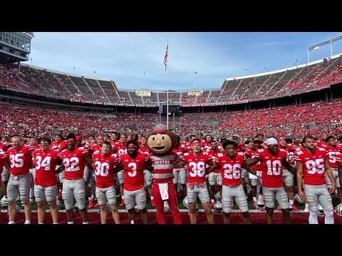 Buckeyes sing 'Carmen Ohio' after win over Arkansas State
