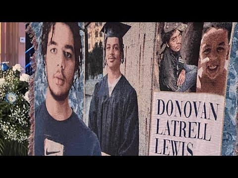 Loved ones gather to remember Donovan Lewis