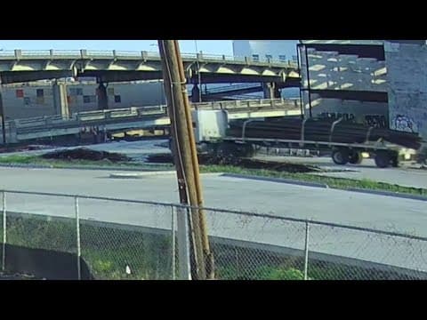 Police searching recycling center after $300K in beams stolen from proposed driving range