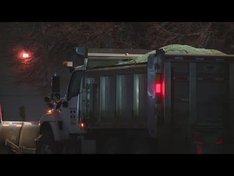Indianapolis DPW crews head out to pre-treat the roads across the city