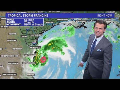 DFW Weather: Tracking Tropical Storm Francine, 'false fall' won't last in North Texas