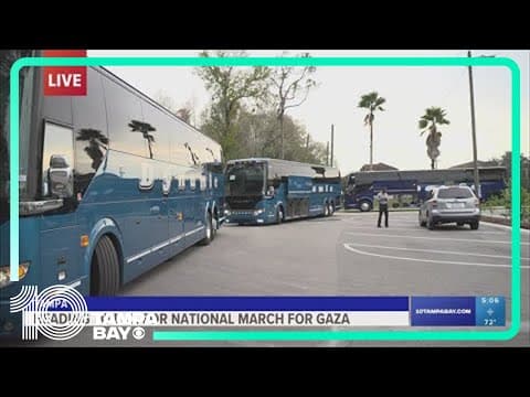 Groups head from Tampa to D.C. for National March for Gaza