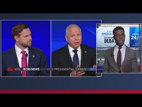 VP debate recap: Tim Walz, J.D. Vance spar over hot button topics