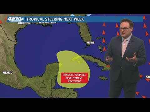 Tropical Update: One spot to watch in northern Caribbean Sea through next week