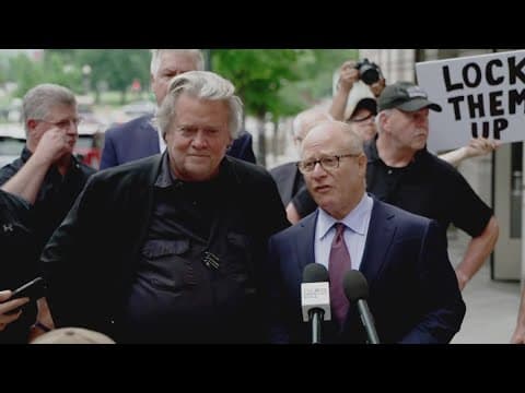 Steve Bannon ordered to prison by Judge