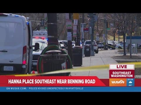 3 officers shot, sparking barricade situation in Southeast DC