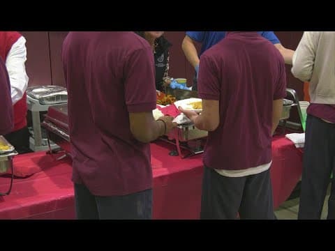 Holiday party at Harris County Juvenile Detention Center