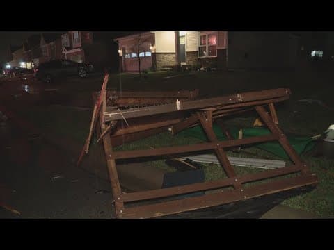 Significant storm damage spotted west of Eagle Creek near Hendricks-Marion County line