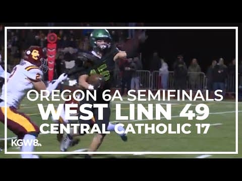 West Linn reaches title game after beating Central Catholic | Friday Night Football