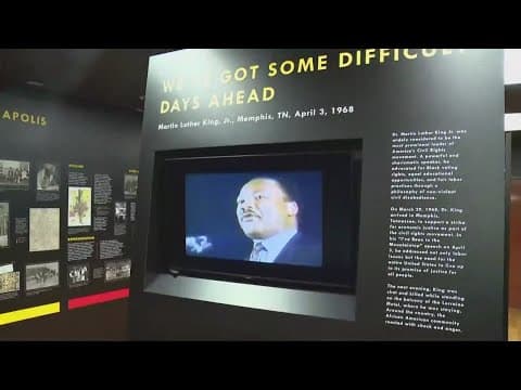 Downtown Indy exhibit honors MLK on Martin Luther King Jr. Day