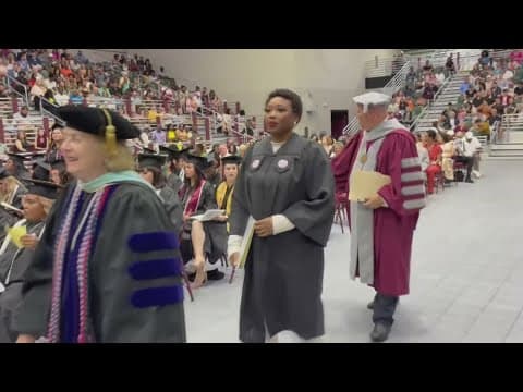 WWL Louisiana's Charisse Gibson delivers commencement speech at University of Holy Cross