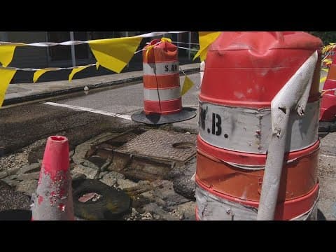 Barricades finally up around massive Treme sinkhole, as SWB officials deal with backlogged work orde