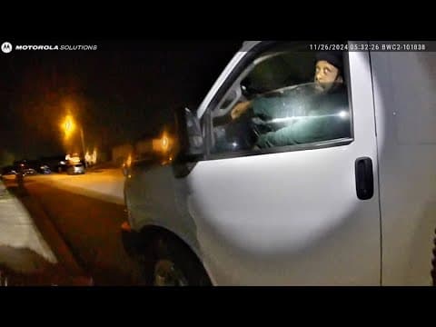 BODYCAM: North Texas officers find explosive devices, guns in suspicious van