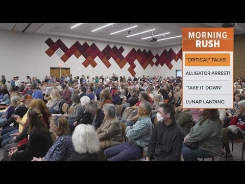 Texas Congressman faces questions about DOGE cuts at district town hall