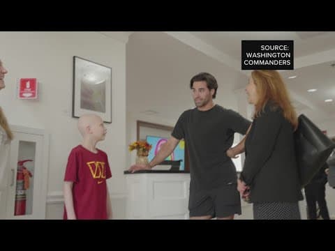 Commanders spend the day at Ronald McDonald house