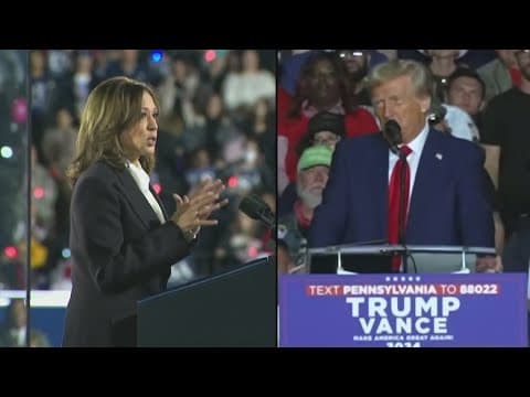 Presidential candidates making final pushes ahead of Election Day