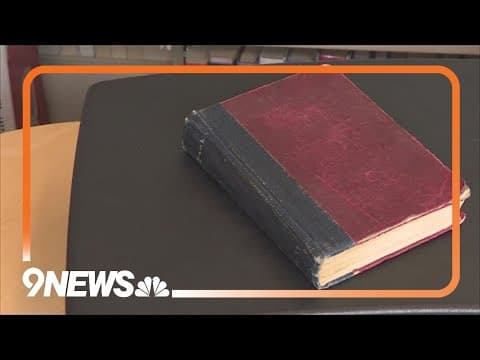 Book returned to northern Colorado library after 105 years