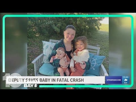 Family thankful for sergeant who saved their baby's life following a deadly crash