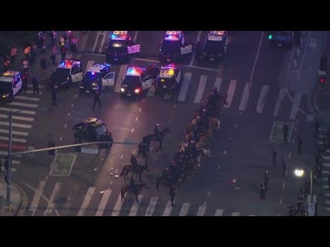 Hundreds arrested in LA, military in the city amid protests