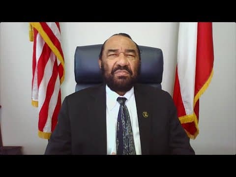 Texas Congressman Al Green speaks out after he was censured